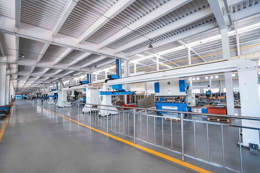 Jiangsu Jufeng Machinery Manufacturing Co., LTD üreticinin üretim hattı