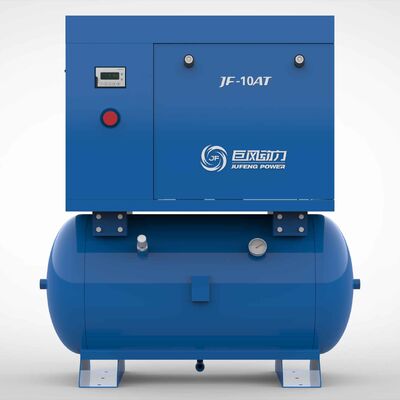 Jufeng 10HP 7.5kW Tek Fazlı Kalıcı Mıknatıslı Vidalı Hava Kompresörü
